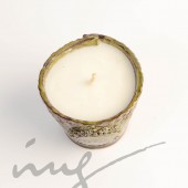 Aromatinė sojų vaško žvakė - "Žalias Cirinos ir Verbenos jaukumas" 