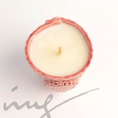 Aromatinė sojų vaško žvakė - "Vanilės ir Pačiulio melė raudonam vyne" 